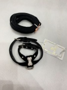 Szelki welurowe dla małego psa 