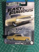 HOT WHEELS '66 Chevy Nova Fast & Furious Silver Series Nowy autko Mattel 