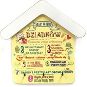 Drewniany wieszak na klucze Zasady w domu