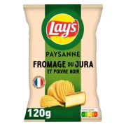 Lay's Paysanne francuskie czipsy ser jura i czarny pieprz 120g