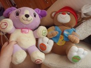 Gadające Pluszaki - Fioletowy Piesek i Misiek mówią po polsku i angielsku