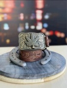 Pasek pas męski liść konopii 420 marihuana zioło