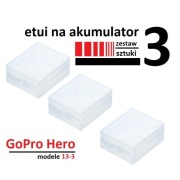 3 szt. etui na akumulator GoPro Hero modele 13-3