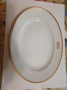 Talerz Soplica pozłacany ,Silesian Porcelan 