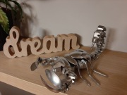 Skorpion rzeźba spawana 