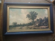 Obraz reprodukcja druk Jan Van Goyen Wiejska Karczma przy drodze