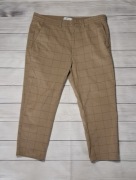 RESERVED SPODNIE MĘSKIE ELEGANCKIE W KRATKĘ MODNE CASUAL