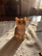 Figurka kotek kot rudy vintage