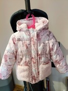 Pikowana kurtka z futerkiem rozmiar 98