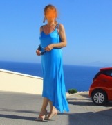 Zara sukienka asymetryczna turkus niebieski M/L, 38/40