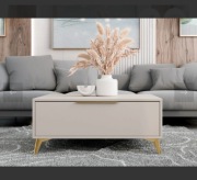 stolik kawowy, kolor piaskowy beż