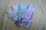 Gwinea zestaw 4 banknotów stan 1