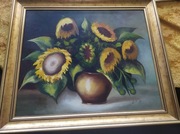 Obraz olejny Słoneczniki  Jacek Łącki  