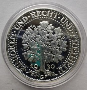 Srebrna replika monety 5 marek z 1930 Niemcy - rok wybicia 2013