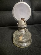Lampa naftowa z lustrem,