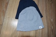 NIEMOWLĘCE CZAPECZKI BAWEŁNIANE H&M BEZUCISKOWE