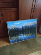 Obraz puzzle (z 2 tys. puzzli)  krajobraz widok góry jezioro las  Na ścianę