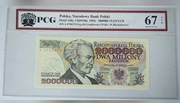 2000000 zł  Ser.A 1992r. z Błędem. Ideał PCG 67 EPQ 