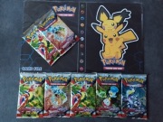 Pokemon zestaw: album 240 miejsc + 70 kart