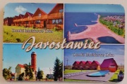 Magnes na lodówkę z Polski - Jarosławiec - domki letniskowe 85x55 