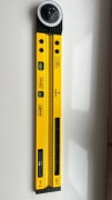 Kątomierz nastawny z poziomicą 500 mm, 2 libelle, cyrkiel