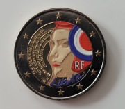 2 euro Francja 225 lat Federacji 2015 - 2 EURO KOLOR
