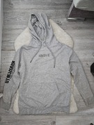 Bluza Gymshark Rozmiar S Szara Logo bluza z kapturem Gymshark