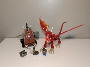 Lego Vikings 7017  Catapult vs Nidhogg Dragon