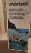 Mistral Kajak dmuchany dwuosobowy, z 2 podwójnymi wiosłami