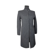 Grafitowy kardigan blezer St. Michael M/38 wełna merino długi sweter biuro