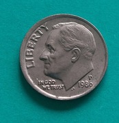 10 CENTÓW USA 1986 ONE DIME LIBERTY Roosevelt