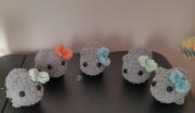 Maskotka pluszak Sad hamster Smutny chomik Handmade match bff