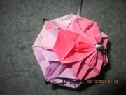 bombka z origami modułowego 