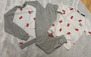 Fila Dres zestaw komplet 3 części bluza spodnie t shirt szary 146/152
