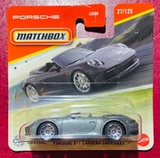MATCHBOX Mainline 2025 - Porsche 911 CARRERA Cabriolet - Stan Idealny