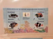 Filipiny 1996  Mi blok 94   ryby idealna pozycja 