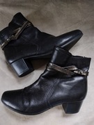 Skórzane botki Caprice 38, 5 