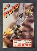 Junkers Ju 87B-2 Stuka GPM nr 8 model kartonowy