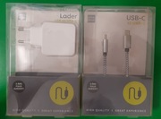 Ładowarka podróżna, sieciowa QC 3.0_PD plus przewód USB-C