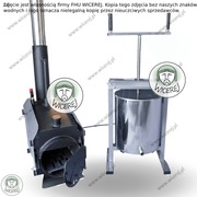 Topiarka z Prasą do Wosku 29L z Generatorem Pary Opalanym drewnem