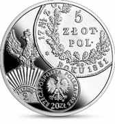 20 zł-Historia monety polskiej -5zł z okresu powstania listopadowego 