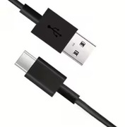 Krótki 30cm kabel do szybkiego ładowania USB C czarny.