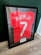 Cristiano Ronaldo Koszulka z autografem Manchester United 2007 Beckett