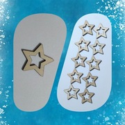 Scrapki Gwiazdki 4cm zestaw 10szt