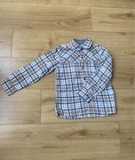 Koszula bawełniana w kratę z długim rękawem, RJR, r.7 lat (122)