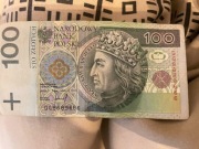 Banknot 100zł seria GG 86 89 666