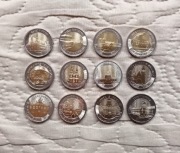 Zestaw 12 szt monet 5 zł okolicznościowych - mennicze