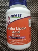 Now Foods Alpha Lipoic Acid 250mg 120K ALA 