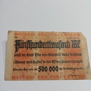 5 00 000 Marek 1923 rok Niemcy