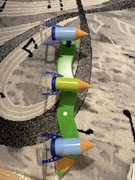 Lampa sufitowa z kinkietem do pokoju dziecięcego